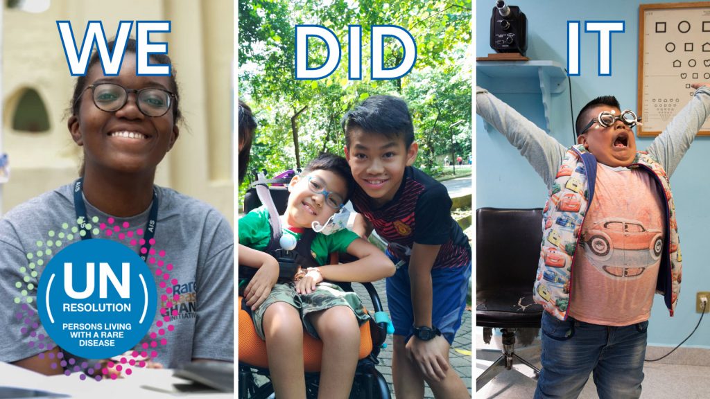 UN Resolution on Persons Living with a Rare Disease and their Families